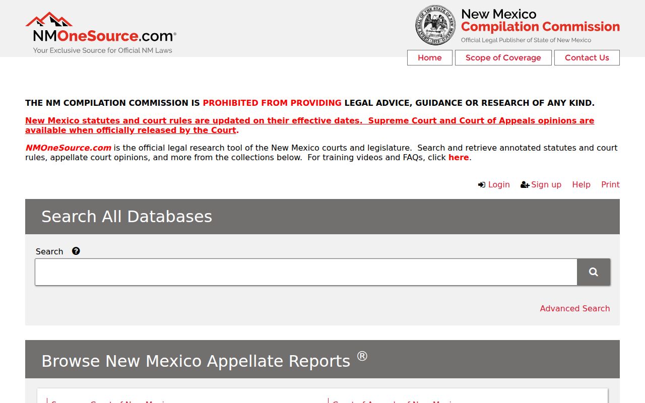 Cimarron court records New Mexico Compilation Commission source