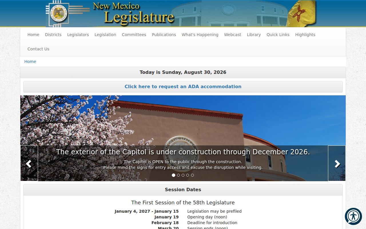 Cimarron court docket New Mexico Legislature legal research source