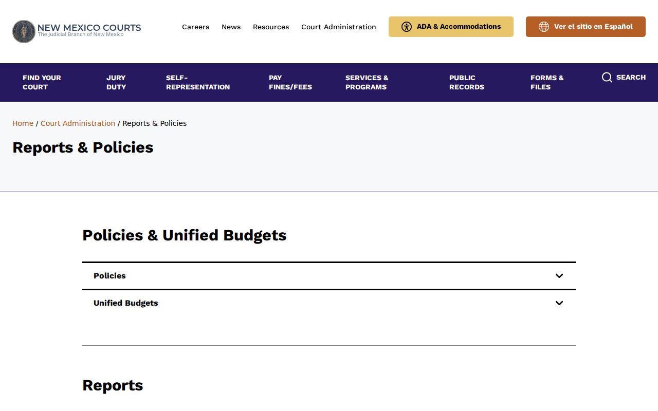 Colfax County civil dockets and New Mexico judicial reports and policies