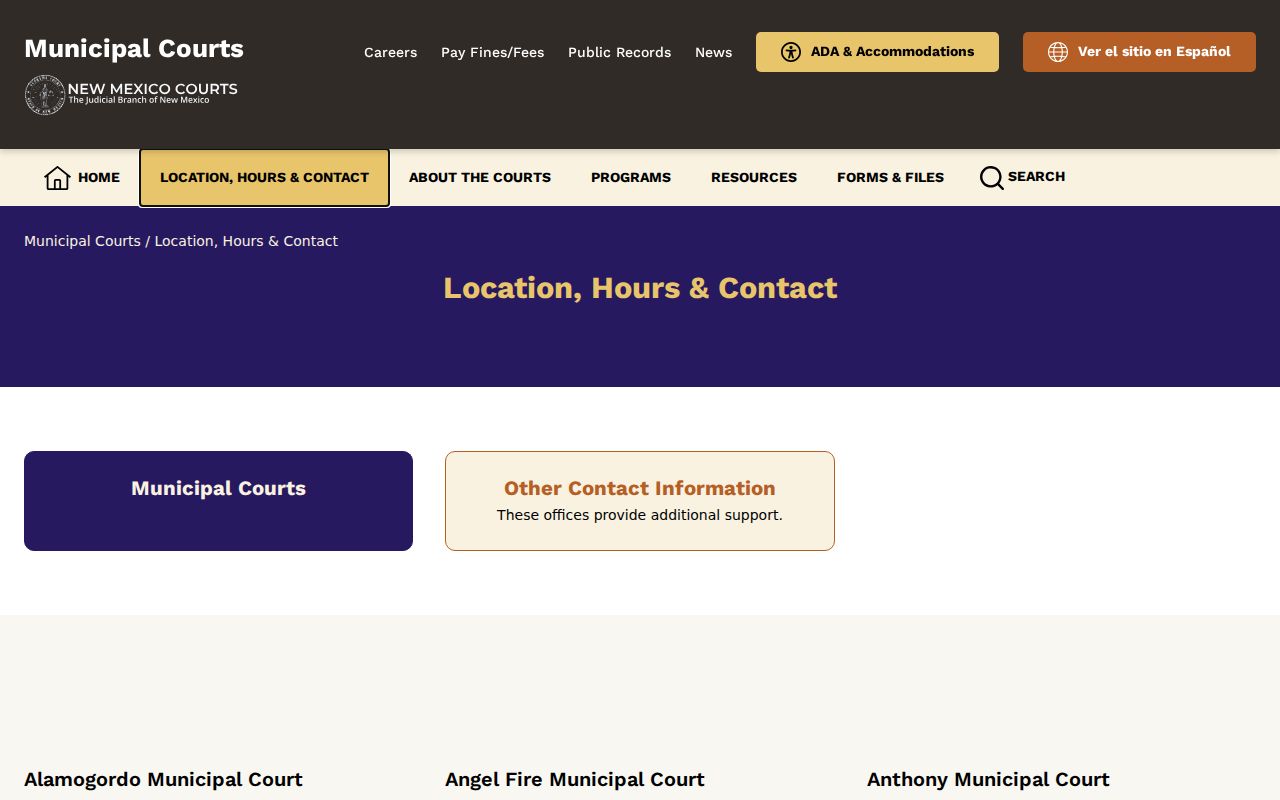 Raton Court Docket: Colfax municipal court contact directory
